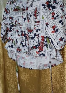 cotton blend crop top