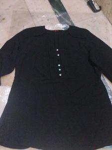 Classic Black Kurta