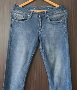 Men's Blue Wash Denim Jeans