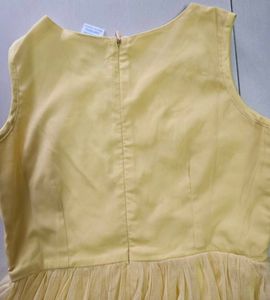 Gear up 4 Diwali : super trendy Yellow Frock