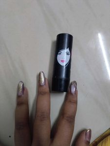 Black Lipstick Tube with Face Design