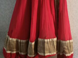 Red Embroidered Ethnic Gown