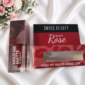 Swiss Beauty Hold Me Matte Liquid Lipstick | 12 Ho
