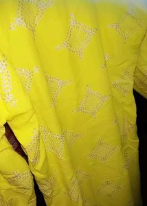Beautiful Lemon Yellow Kurti