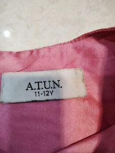 Pink Embroidered Short Party Wear DressDress