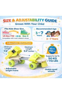 Adjustable Roller Skates for Kids