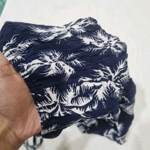 Palm Print Mini Sundress