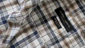 Burnt Umber Men Classic Checked Casual Shir