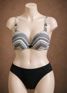 🇳🇿💫🎀Striped Padded Bra penty set
