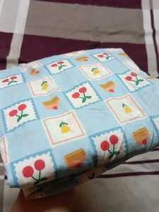 Cute Cherry Print Button-Up Shirt