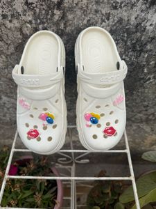 Cute White Crocs for Women 🤍