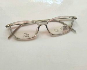Silver Grey Full Rim Cat Eyeglasses