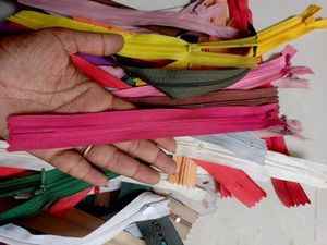 Bulk Lot of Assorted Zippers