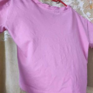 Max | Pink Cropped T-Shirt