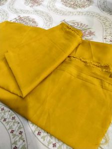 Yellow Embroidered Suit piece