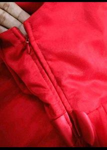 Red gown