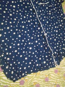 Cozy Star Print Top
