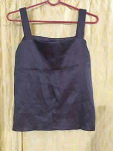 Satin Camisole Top (dark rose + burgundy colour)