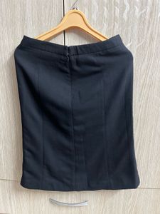 Black Woollen Skirt