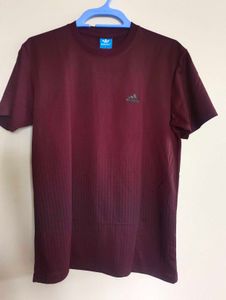 Adidas Maroon T-Shirt