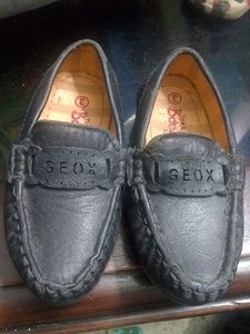 Geox Black Loafers