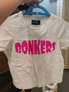 Bonkers Corner White Graphic Tee