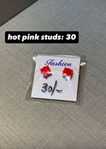 Set of 5 Earrings Studs