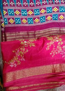 combo -Beautiful Saree with Blouse