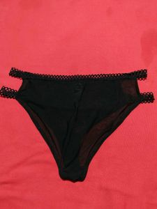 Black Lace Brief Panty