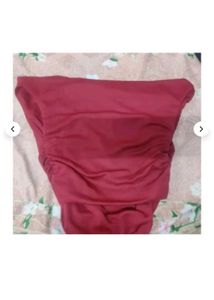 Chic Off-Shoulder Red Top