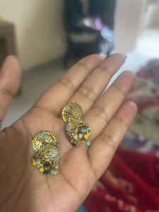 Boho Jhumka Earrings