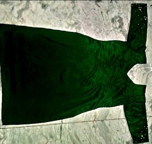 Elegant Green Embroidered Kurti