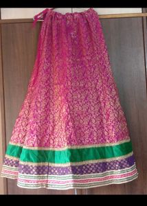 Brocade Lehenga With Dupatta