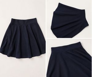 Black  A-Line Skater Skirt