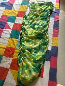 Strapless Tie-Dye Maxi Dress