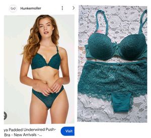 Lace Bra and Panty Set