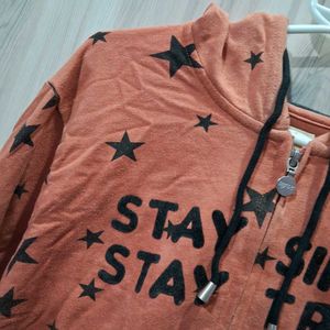 Rust Hoodie Jacket