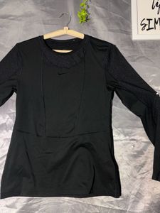 Nike Black Long Sleeve Top