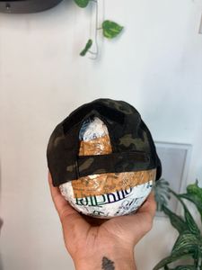 Skull Patch Camo Trucker Hat