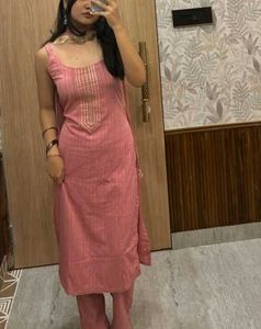 varanga pink kurti set 💓🌟