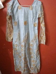 Embellished party wear full dress