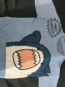 Cute Shark Knit Sweater
