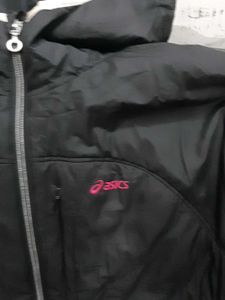 Asics Black Hooded Jacket