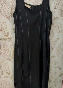 Label Swish Sleek Black Sleeveless Dress