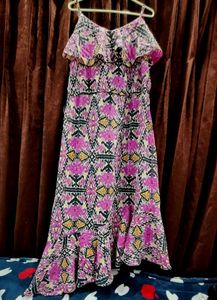 Bohemian Print Maxi Dress