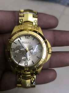 Gold Chain Watch for Men | Stylish Analog Wrist Wa