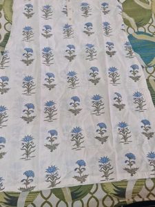 Women's White Floral Print Kurta
