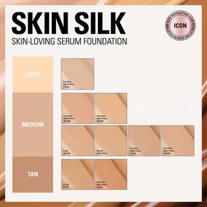 Makeup revolution skin silk foundation