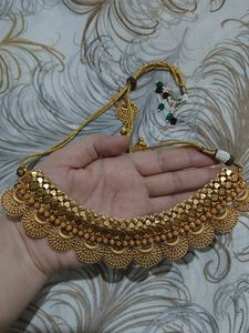 Traditional Gold Plated Necklace Set