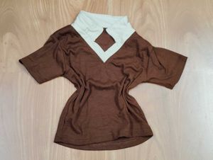 y2k vintage Brown top